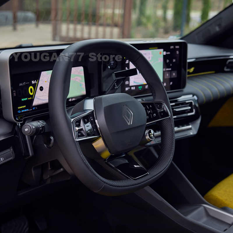 Tech Accessories Renault - Funda de cuero para volante de