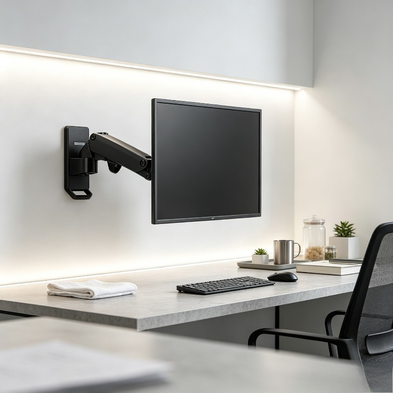 Monitor Arm Single - Soporte de Pared para Monitor con