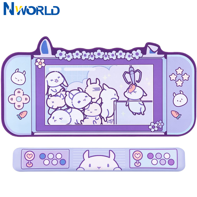 Tech Accessories For Desk - Alfombrilla de ratón grande Kawaii para