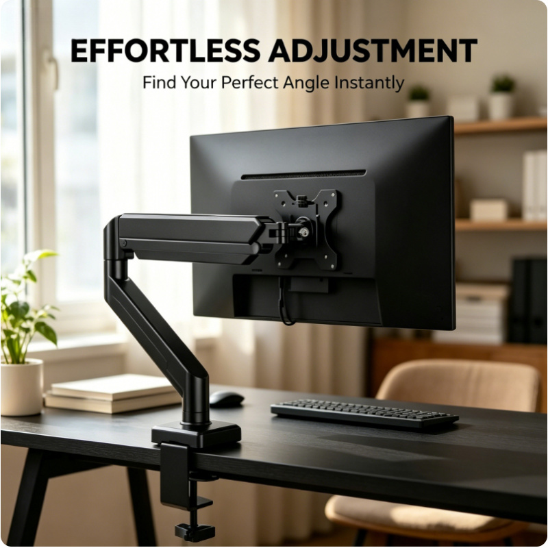 Monitor Arm Single - Soporte de Monitor Individual de 14-32
