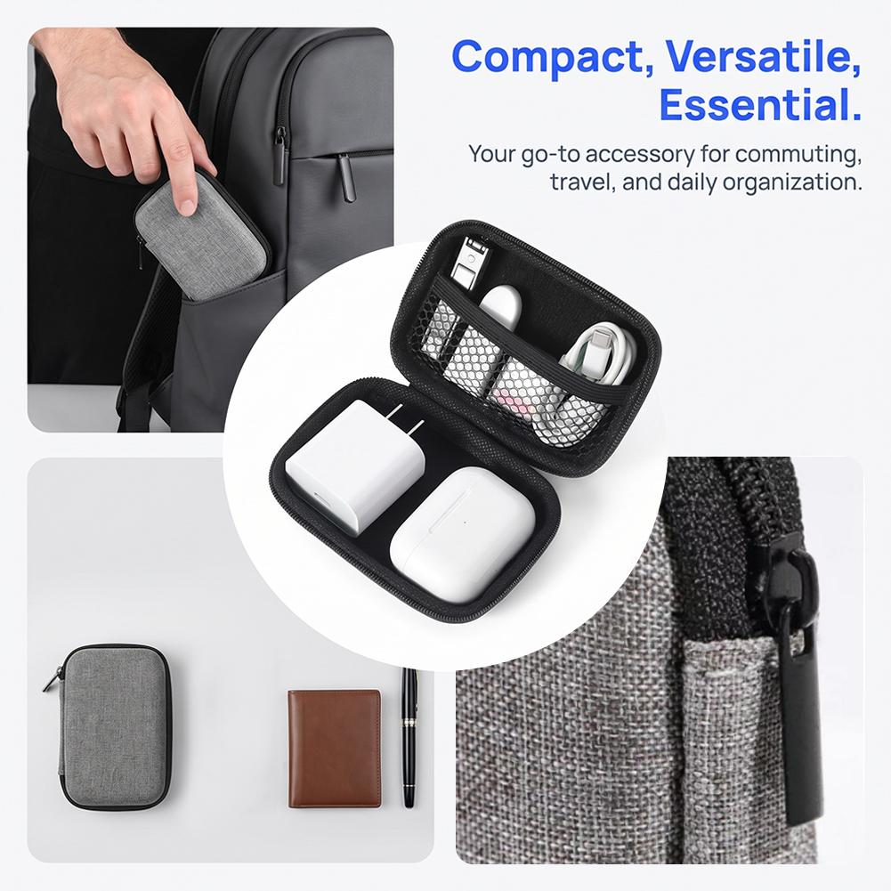 Bolsa para auriculares de nego - Cable Organizer Bag reseña y precio