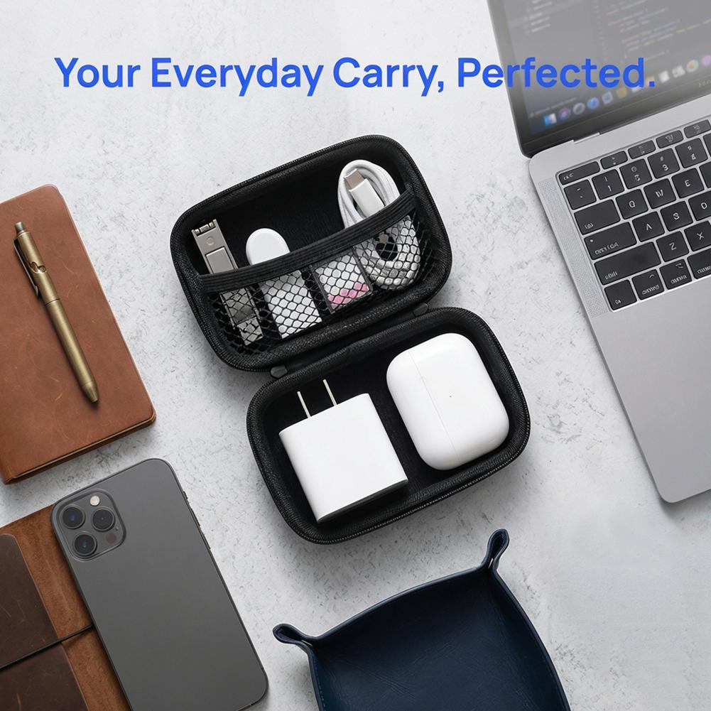 Bolsa para auriculares de nego - Cable Organizer Bag reseña y precio
