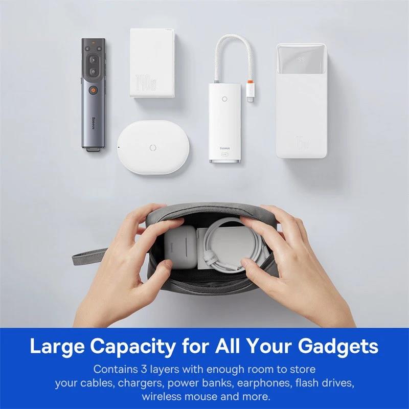 Bolsa Portátil para Auriculare - Cable Organizer Bag reseña y precio