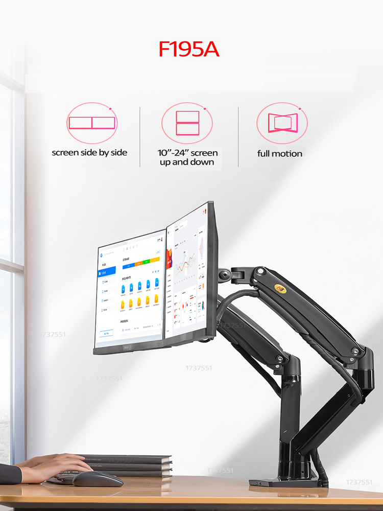 Soporte de doble pantalla para - Monitor Arm Single reseña y precio