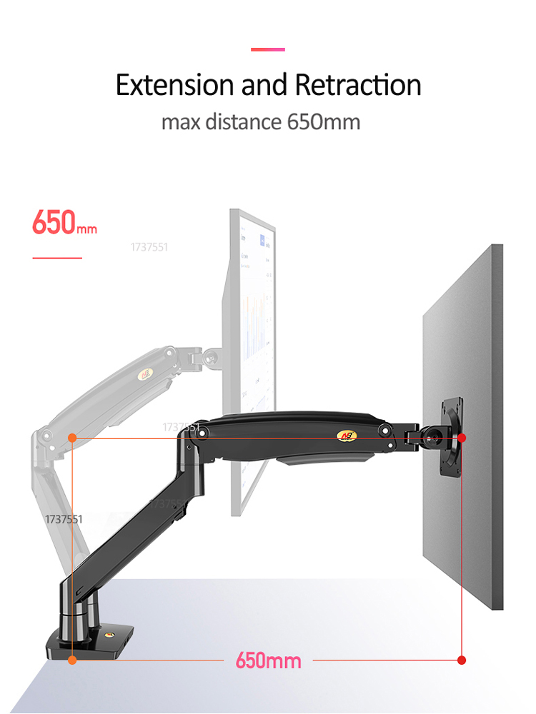 Soporte de doble pantalla para - Monitor Arm Single reseña y precio