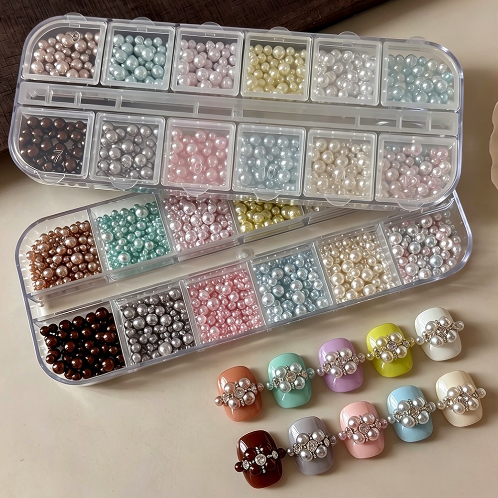 12 rejillas de perlas redondas - Tech Accessories Box reseña y precio