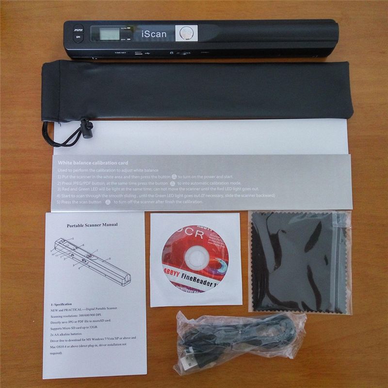 Escáner portátil A13E de 900DP - Document Scanner Portable reseña y precio