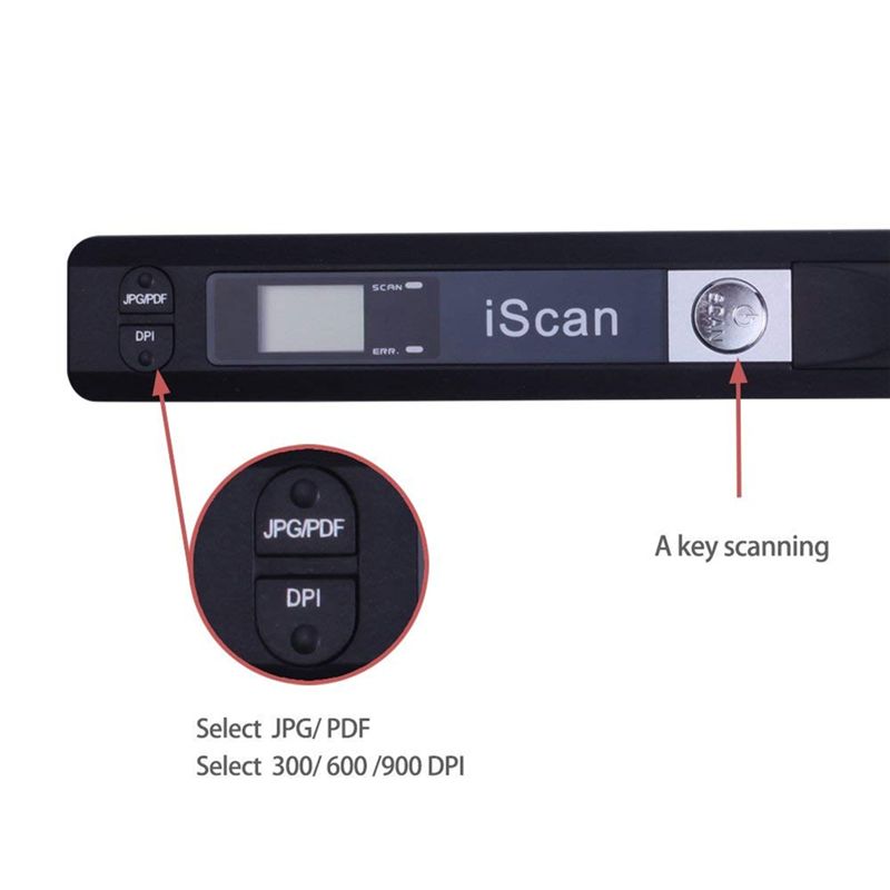 Escáner portátil A13E de 900DP - Document Scanner Portable reseña y precio