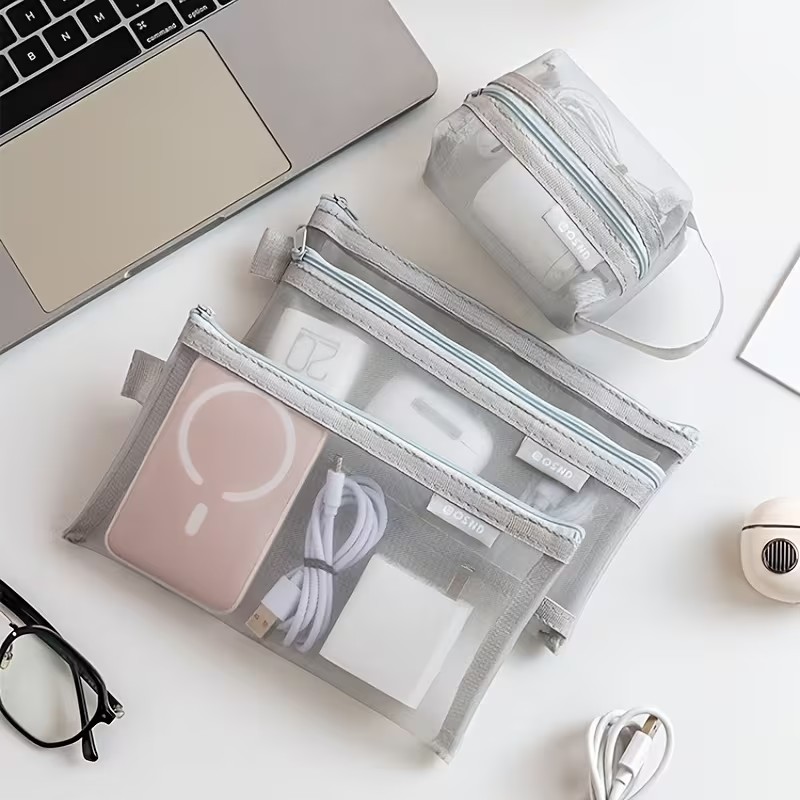 Bolsas organizadoras de malla  - Tech Accessories For Desk reseña y precio
